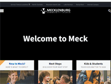 Tablet Screenshot of mecklenburg.org